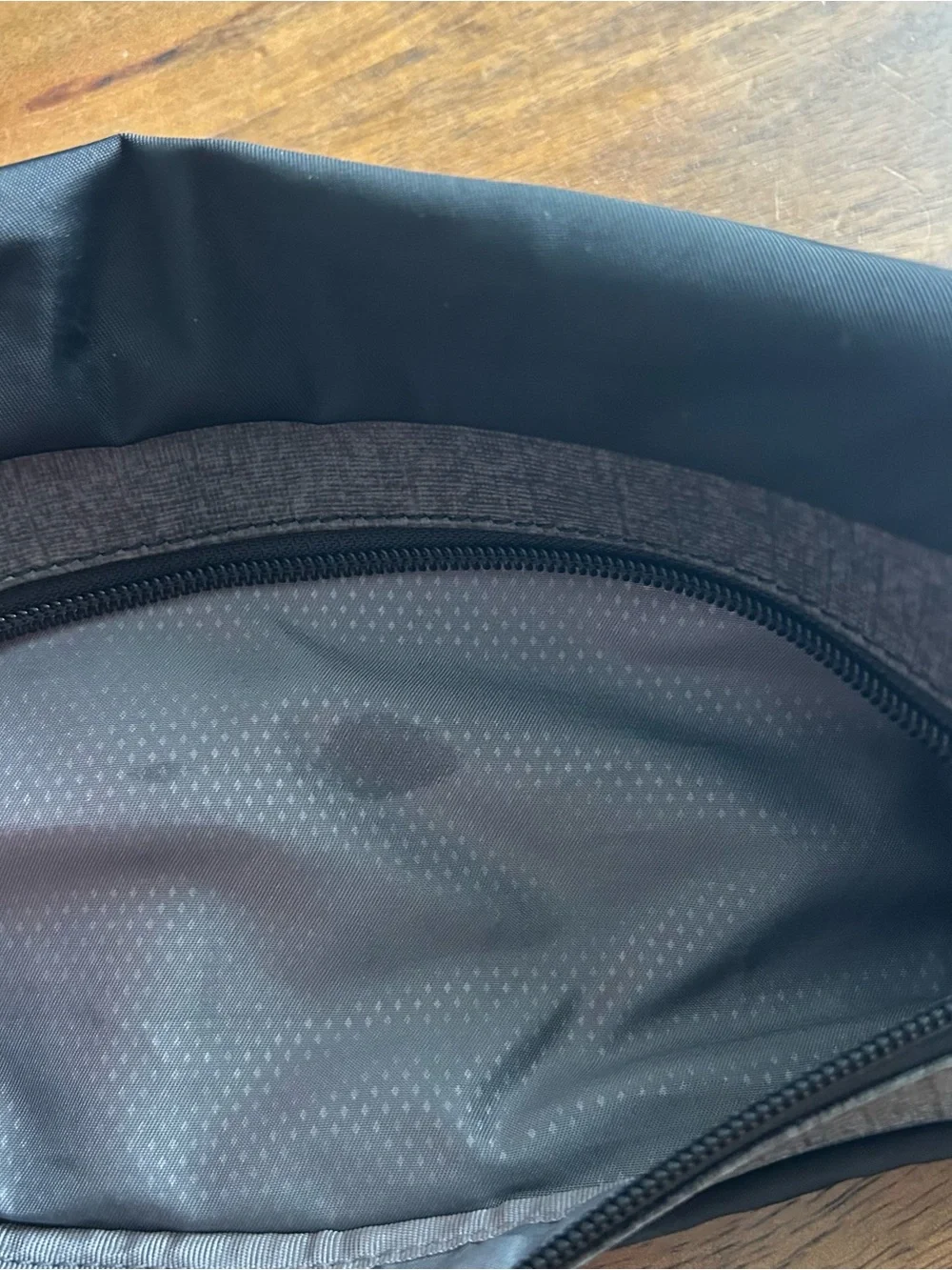 TUMI Black & Gray Small Accessory Bag